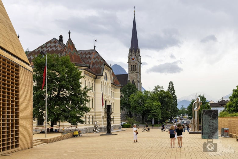 Innenstadt Vaduz, Liechtenstein