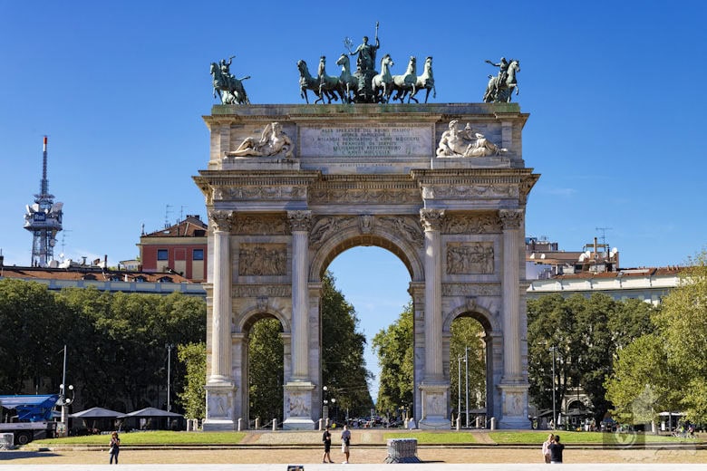 Arco della Pace, Mailand, Italien