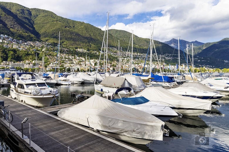 Hafen, Locarno, Schweiz