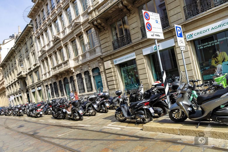 Motoroller, Mailand