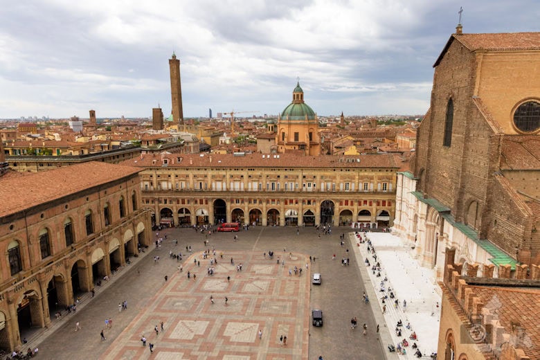 Piazza Maggiore in Bologna