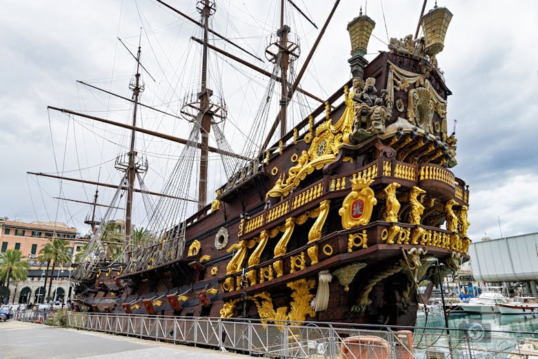 Piratenschiff, Hafen, Genua