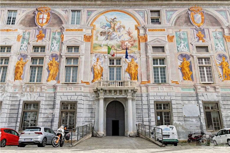 Hübsche Häuserfassade